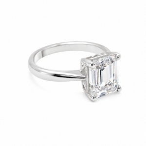 Diamond Cut Square Sterling Finger Ring