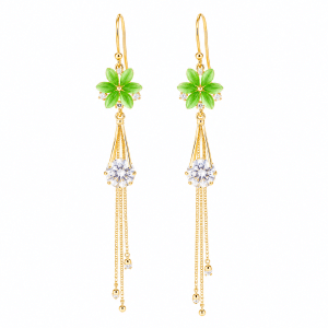 Long Tassel Earrings-107