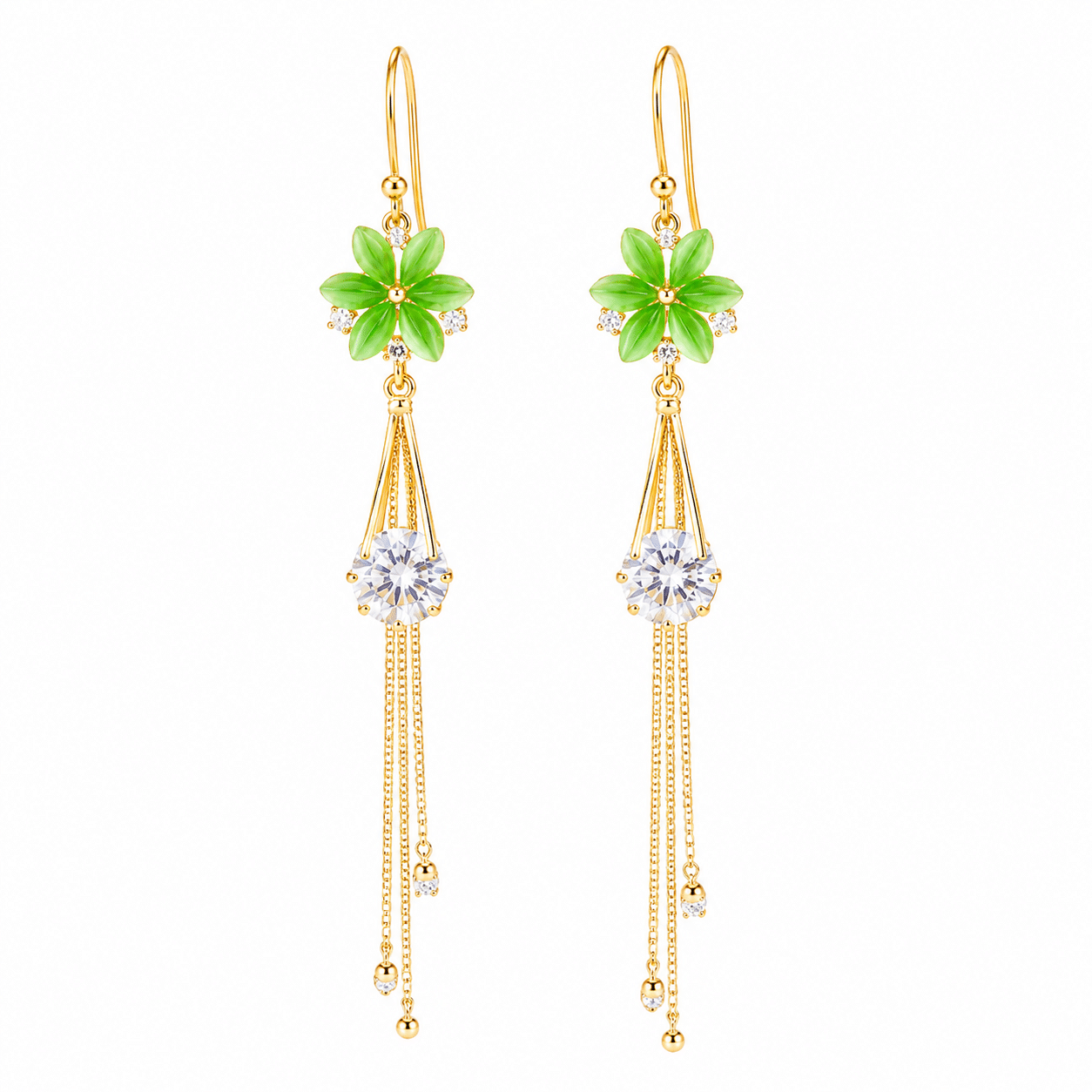 Long Tassel Earrings-107