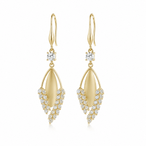 Crystal Pearl Drop Earrings-132