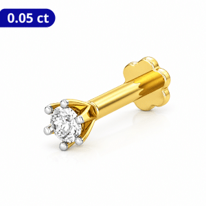 0.05 CT Diamond Nose Pin