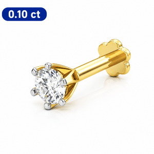 0.10 CT Diamond Nose Pin