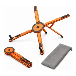 Mulifunctional Magnetic Phone, Laptop and Tablet Stand. Orrange