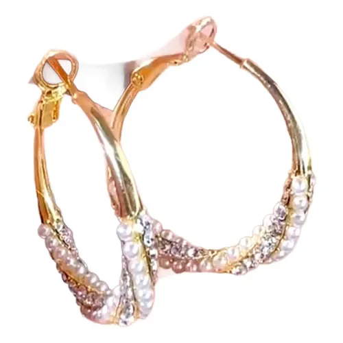 Pearls Trendy Earrings-108