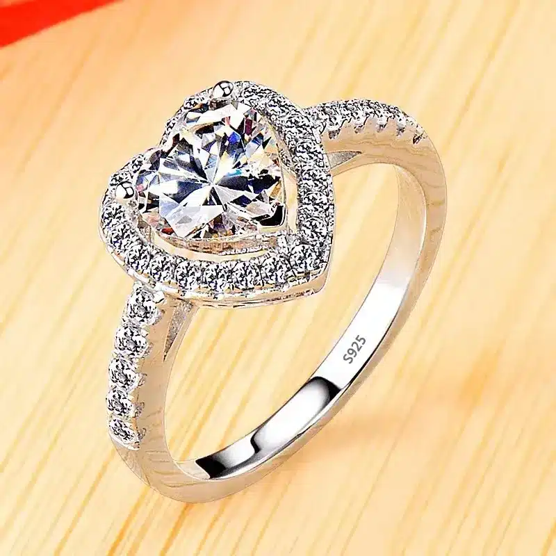 Sterling Elements Diamond CutFinger Ring - Image 2